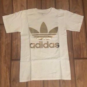 White adidas T-shirt